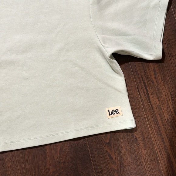 Lee Women's Cropped Tee Color Seaglass Size L - Picture 6 of 8